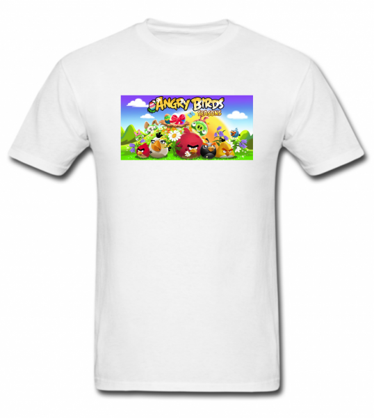 Camisa com estampa do Angry Birds