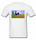 Camisa com estampa da Galinha Pintadinha