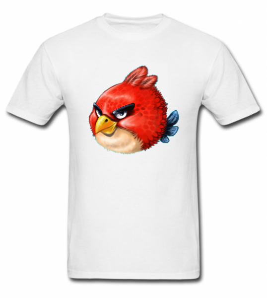 Camisa com estampa do Angry Birds