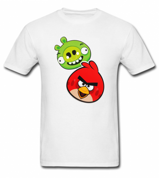 Camisa com estampa do Angry Birds