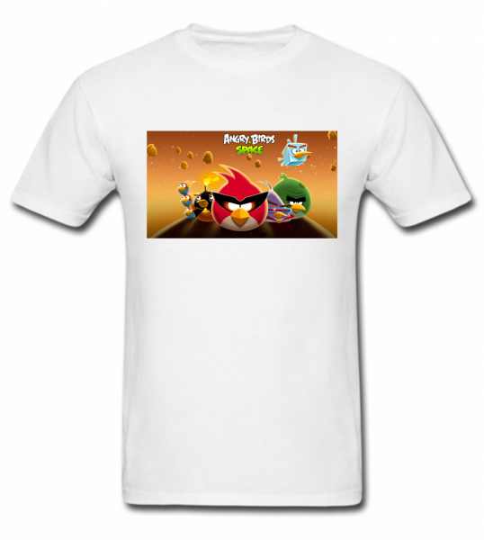 Camisa com estampa do Angry Birds